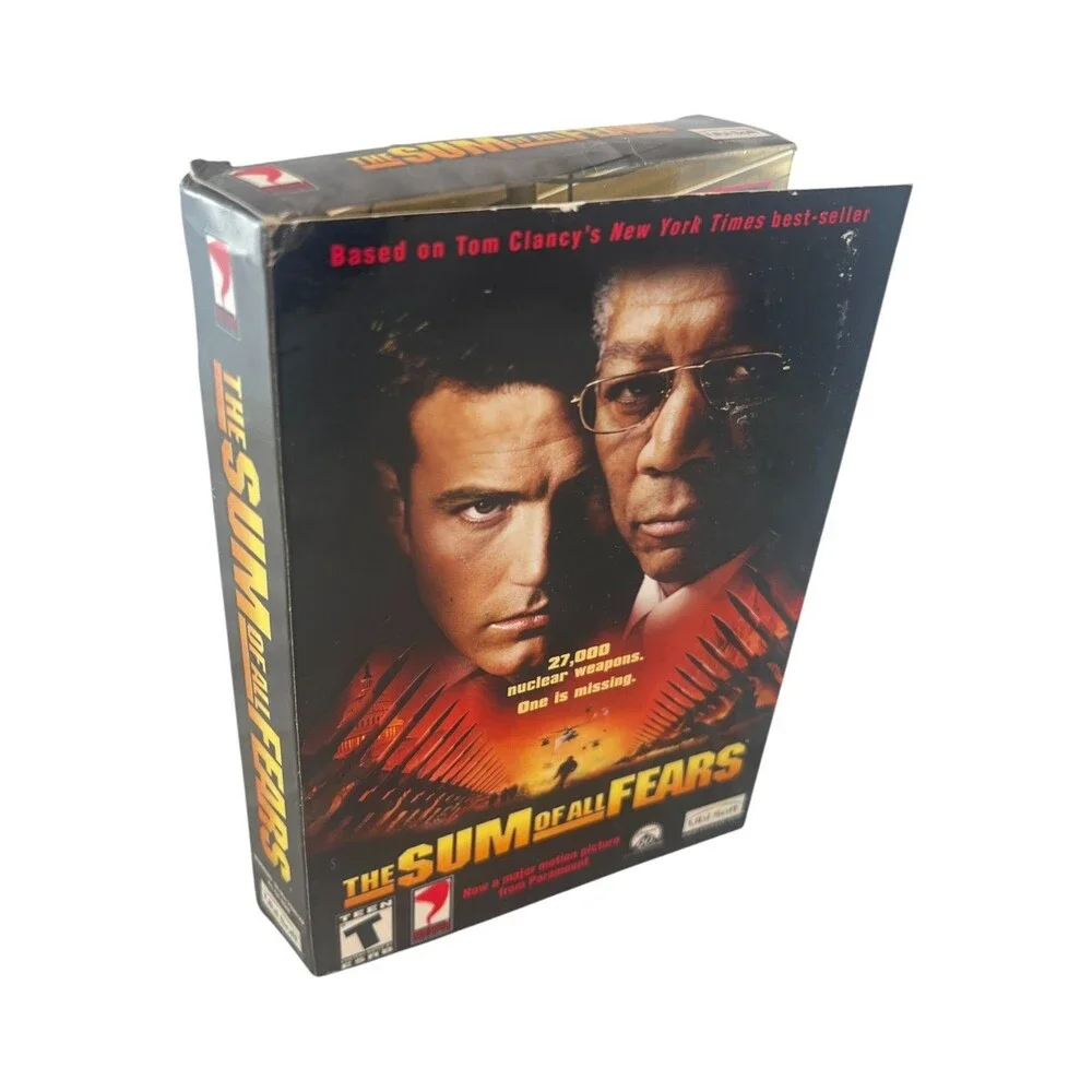 Tom Clancy Sum of All Fears PC 2002 Sealed Ubisoft